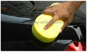 Spugna per pulizia auto gialla da 5 pezzi, con pori piccoli, 5 PCS Small Pores Cleaning Sponge