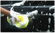 Spugna per pulizia auto gialla da 5 pezzi, con pori piccoli, 5 PCS Small Pores Cleaning Sponge