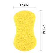 Spugna per pulizia auto gialla da 5 pezzi, con macropori, 5 PCS Macropores Cleaning Sponge