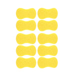 Spugna per pulizia auto gialla da 5 pezzi, con macropori, 5 PCS Macropores Cleaning Sponge