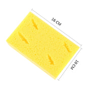 Car Care Tampone per pulizia autolavaggio in spugna morbida marrone resistente all'usura (giallo), 5 PCS Wash Cleaning Pad(Yellow)