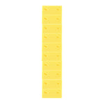 Car Care Tampone per pulizia autolavaggio in spugna morbida marrone resistente all'usura (giallo), 5 PCS Wash Cleaning Pad(Yellow)