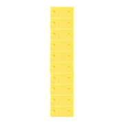 Car Care Tampone per pulizia autolavaggio in spugna morbida marrone resistente all'usura (giallo), 5 PCS Wash Cleaning Pad(Yellow)