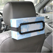 YQ-098 Porta fazzoletti da appendere per auto, nero, Car Hanging Tissue Box