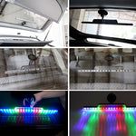 Lampada solare anti-collisione Cupule Ranger Lampada fanale posteriore per auto LED Flash Spia di attenzione, Colorful Light