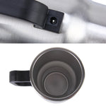 Tazza intelligente elettrica in acciaio inossidabile 12V Bollitore elettrico per auto Tazza riscaldata Tazza da caffè per auto con caricatore Accendisigari Tazza riscaldante Bollitore Bollitore riscaldatore d'acqua isolato sotto vuoto, Smart Mug