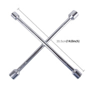 Chiave universale compatta per alette in ferro per pneumatici con adattatori per prese da 17 mm 19 mm 21 mm 23 mm, Universal 17mm 19mm 21mm 23mm