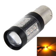 1156/BA15S Luce di retromarcia per auto da 80 W 1000 LM con 16 lampade CREE, CC 12-24 V, 1156 (Yellow Light)
