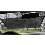 Tenda isolante per auto pieghevole, nera, dimensioni: 125 x 58 cm, 125 x 58cm Foldable Car Insulation Curtain