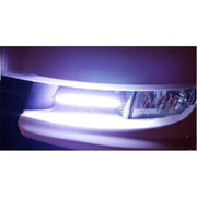 2 PZ 6W 400 LM 6000K DRL COB Barra luminosa bianca Sorgente luminosa per auto Luci di marcia diurna impermeabili, DC 12V, White Light+6W 400LM/6000K