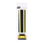 2 PZ 6W 400 LM 6000K DRL COB Barra luminosa bianca Sorgente luminosa per auto Luci di marcia diurna impermeabili, DC 12V, White Light+6W 400LM/6000K