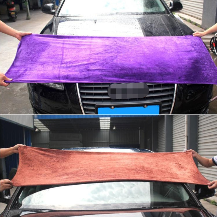 Asciugamano in velluto spesso 160x60 cm colore casuale