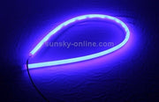 Lampada morbida per luci di marcia diurna per auto da 2 pezzi 12V, luce blu, lunghezza: 30 cm, 30cm