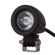 DC 9-32V 10W 1000LM 6500K Impermeabile per veicoli Auto Barche Marine Luci da lavoro esterne Luci di emergenza 30 gradi Spot Light Lampadine per auto a LED con 1 luce LED CREE intensa, Spot Light+10W