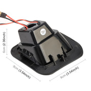 2 PZ DC12V / 2W / 6000K / 120LM Luce targa LED per auto 18 LED SMD-3528 Lampade per Dodge, Luce bianca, For Dodge
