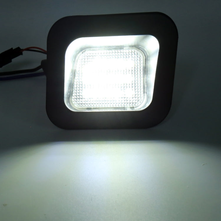 2 PZ DC12V / 2W / 6000K / 120LM Luce targa LED per auto 18 LED SMD-3528 Lampade per Dodge, Luce bianca, For Dodge
