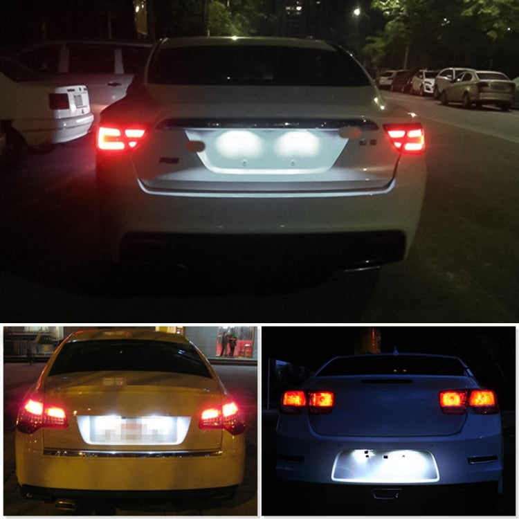 2 PZ DC12V / 2W / 6000K / 120LM Luce targa LED per auto 18 LED SMD-3528 Lampade per Dodge, Luce bianca, For Dodge