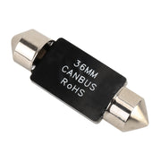 2 PZ 36mm DC12V / 1.5W / 6000K / 110LM 6LED SMD-3030 Lampada da lettura per auto Dome Light, con decodificatore, 36mm