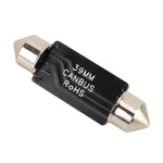 2 PZ 39mm DC12V / 1.5W / 6000K / 110LM 8LED SMD-3030 Lampada da lettura per auto Dome Light, con decodificatore, 39mm