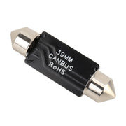 2 PZ 39mm DC12V / 1.5W / 6000K / 110LM 8LED SMD-3030 Lampada da lettura per auto Dome Light, con decodificatore, 39mm