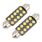 2 PZ 41mm DC12V / 1.5W / 6000K / 110LM 10LED SMD-3030 Lampada da lettura per auto Dome Light, con decodificatore, 41mm