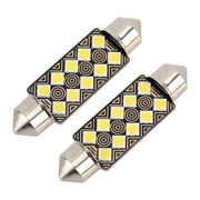 2 PZ 41mm DC12V / 1.5W / 6000K / 110LM 10LED SMD-3030 Lampada da lettura per auto Dome Light, con decodificatore, 41mm