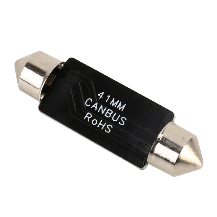 2 PZ 41mm DC12V / 1.5W / 6000K / 110LM 10LED SMD-3030 Lampada da lettura per auto Dome Light, con decodificatore, 41mm