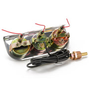Misuratore triplo modificato per auto universale da 52 mm 12 V Indicatore pressione olio 3 in 1 + Indicatore temperatura acqua + Amperometro, con sensore, Car Modified Triple Meter 02