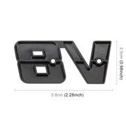 Adesivo decorativo per carrozzeria in metallo V8 Connect Shape, dimensioni: S, V8 Connect Shape, Size : S (Black), V8 Connect Shape, Size : S (Silver)