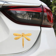 Adesivo decorativo per carrozzeria in metallo a forma di libellula, Dragonfly Shape (Gold), Dragonfly Shape (Silver)