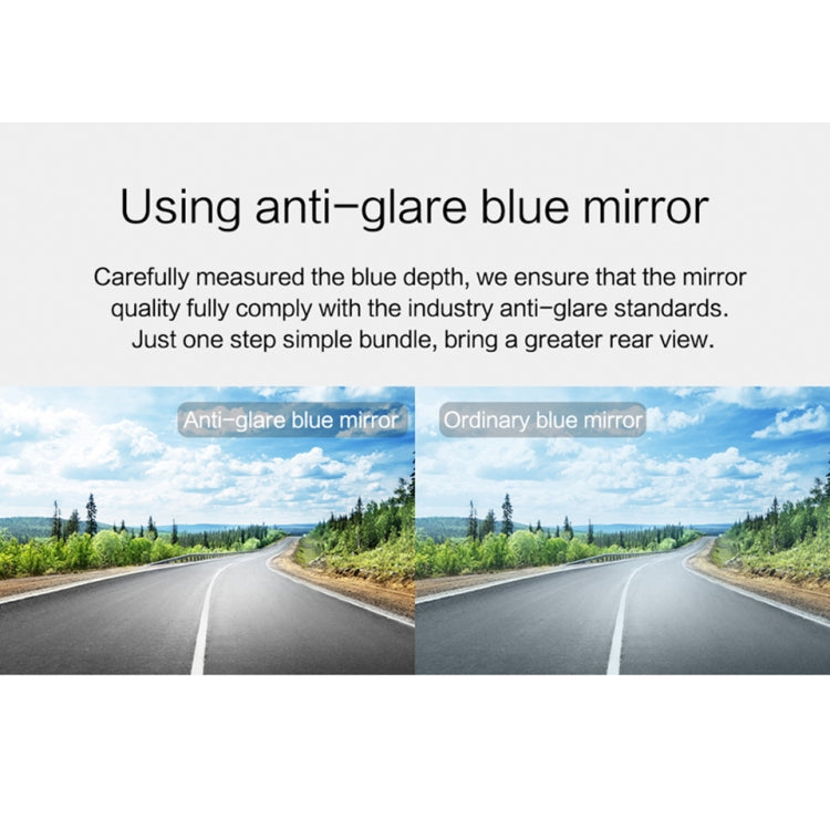 V100 Registratore per auto con specchietto retrovisore LCD touch screen da 7 pollici con fotocamera separata, visione grandangolare da 170 gradi, supporto visione notturna/video in loop/rilevamento movimento/sensore G/scheda TF, 7 inch