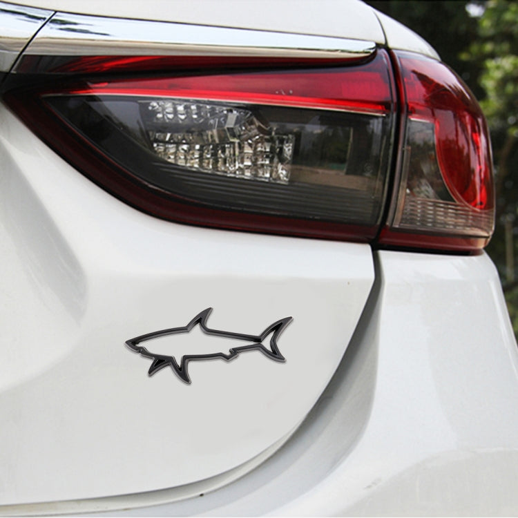 Adesivo decorativo per carrozzeria in metallo a forma di squalo, Shark Shape