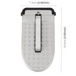 Cuscinetti per pedali multifunzione per davanzale della portiera dell'auto, Pedals Pads (Black), Pedals Pads (Silver)