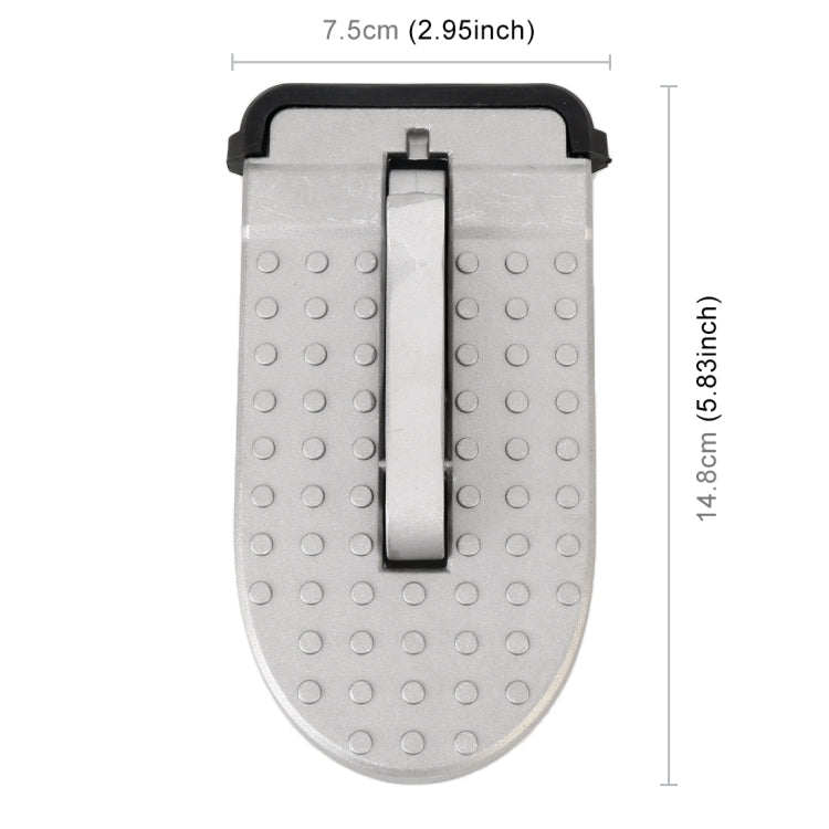 Cuscinetti per pedali multifunzione per davanzale della portiera dell'auto, Pedals Pads (Black), Pedals Pads (Silver)
