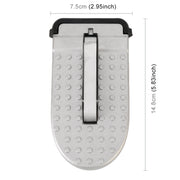 Cuscinetti per pedali multifunzione per davanzale della portiera dell'auto, Pedals Pads (Black), Pedals Pads (Silver)