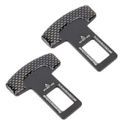 Clip per fibbia per cintura di sicurezza per auto in fibra di carbonio 2 in 1, Seat Belt Buckle Clip