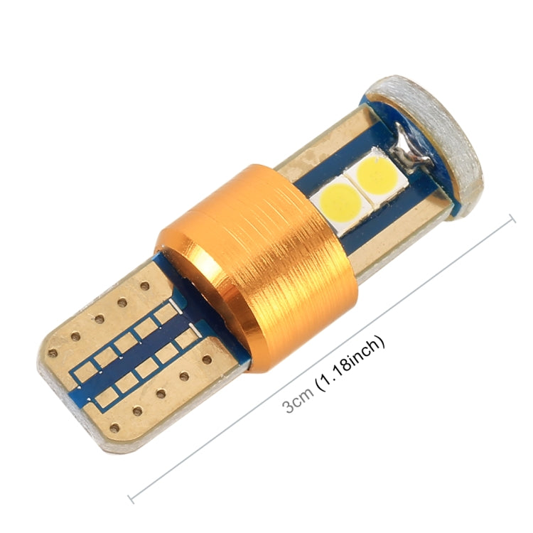 2 PZ T10 / W5W / 168 / 194 DC12V / 1,6W / 6000K / 130LM 6LED SMD-3030 Luce di ingombro per auto, 6LEDs SMD-3030