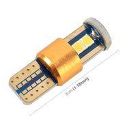 2 PZ T10 / W5W / 168 / 194 DC12V / 1,6W / 6000K / 130LM 6LED SMD-3030 Luce di ingombro per auto, 6LEDs SMD-3030