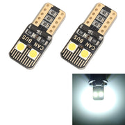 2 PZ T10 / W5W / 168 / 194 DC12V / 1,6W / 6000K / 130LM 4LED SMD-3030 Luce di ingombro per auto, con decodificatore, 4LEDs SMD-3030