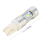 2 PZ T10 / W5W / 168 / 194 DC12V / 4,5 W / 6000 K / 360 LM 6 LED SMD-3030 Luce d'ingombro per auto, con luce dell'obiettivo del proiettore, 6LEDs SMD-3030 , with Projector Lens Light