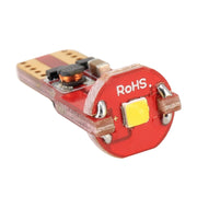 2 PZ T10 / W5W / 168 / 194 DC12V / 1.6W / 6000K / 130LM 3LED SMD-3030 Luce d'ingombro per bordo rosso per auto, 3LEDs SMD-3030