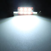 Lampada da lettura per auto 2 PZ 31mm DC12V / 1,6W / 6000K / 130LM 4LED SMD-3030, 31mm