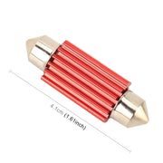 Lampada da lettura per auto 2 PZ 41mm DC12V / 2.2W / 6000K / 130LM 6LED SMD-3030, 41mm