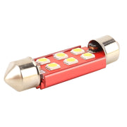 Lampada da lettura per auto 2 PZ 41mm DC12V / 2.2W / 6000K / 130LM 6LED SMD-3030, 41mm