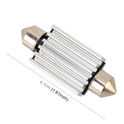 Lampada da lettura per auto 10 pz 41mm DC12V / 2W / 7000K / 80LM 8LED SMD-5050, 41mm, 8LEDs SMD-5050
