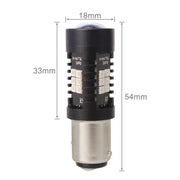 2 PZ 10,5 W 1157-2835-21smd Lampadina LED rossa per luce freno auto, DC 12-24 V, 1157
