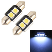 Lampada da lettura per auto 10 pezzi 31 mm DC12V / 1,7 W / 7000 K / 70 LM 2 LED SMD-5050, 31mm, 2LEDs SMD-5050