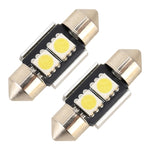 Lampada da lettura per auto 10 pezzi 31 mm DC12V / 1,7 W / 7000 K / 70 LM 2 LED SMD-5050, 31mm, 2LEDs SMD-5050