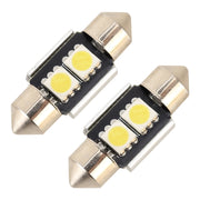 Lampada da lettura per auto 10 pezzi 31 mm DC12V / 1,7 W / 7000 K / 70 LM 2 LED SMD-5050, 31mm, 2LEDs SMD-5050