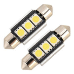 Lampada da lettura per auto 10 pezzi 36 mm DC12V / 1,7 W / 7000 K / 70 LM 3 LED SMD-5050, 36mm, 3LEDs SMD-5050